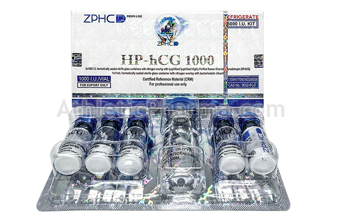 HP-hCG 1000 (ZPHC) упаковка 5 флаконов (1000IU x 5)